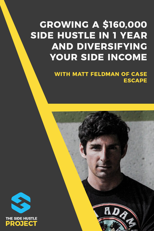 In this episode, my former business partner Matt Feldman and I talk about what it was like starting a company together as a side project right out of college. We cover the origin of Case Escape, how we grew the business to over $160,000 in revenue in less than a year, and the ways Matt's been able to continue growing the company significantly over the years.