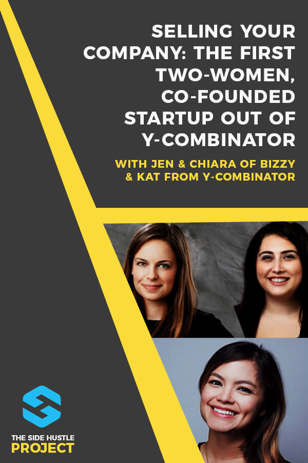 In this episode, we're talking to Jen & Chiara from Bizzy, an email marketing startup that went through Y-Combinator here in the San Francisco Bay Area and recently sold to SendGrid in 2017. We're also hearing from Kat Mañalac, a partner at Y-Combinator about what she looks for in startups they select to join the accelerator...