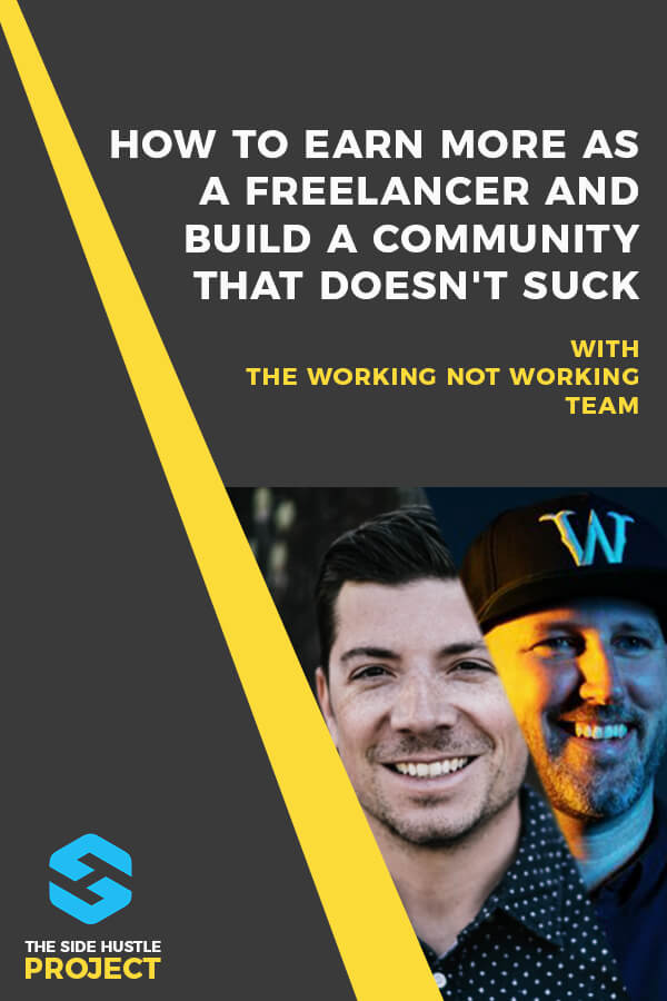 In today’s episode, we’re talking about how to earn more freelancing, what it takes to build a community (that doesn't suck), how to grow a subscription business with enterprise clients like Apple & Google, and so much more with the founders of Working Not Working, Justin Gignac, Adam Tompkins and their Head of Growth, Emily Slade.