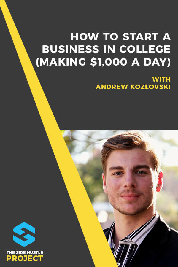 In this episode, we’re talking to Andrew Kozlovski about how to start a business in college. Andrew's a senior at USC, and the entrepreneur behind Brainz Power, his cognitive enhancement supplement company where he now earns $1,000+ a day. We dig into how he got started manufacturing an FDA-approved supplement, how he built an Instagram following of 100,000+ people, and so much more...