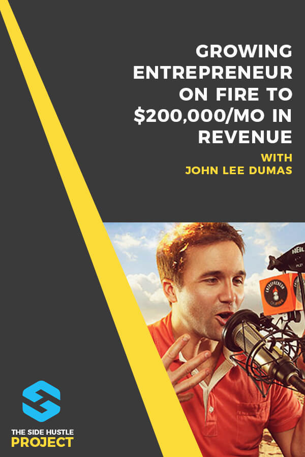 In this episode, we're hearing from John Lee Dumas, the host of Entrepreneur on Fire, where he’s interviewed 2,000 of the world’s most interesting and successful entrepreneurs. He shares how he's earned $13 Million from his blog, podcast and courses over the past few years, how he's landed big interviews with Tim Ferriss, Tony Robbins, Barbara Corcoran, the tactics he's used to grow a massive audience and more...